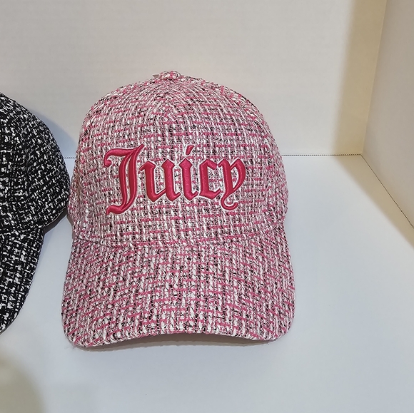 Bundle Women's Juicy couture hats/ tweed cap, adjustable back, NWT One Size - Picture 2 of 10